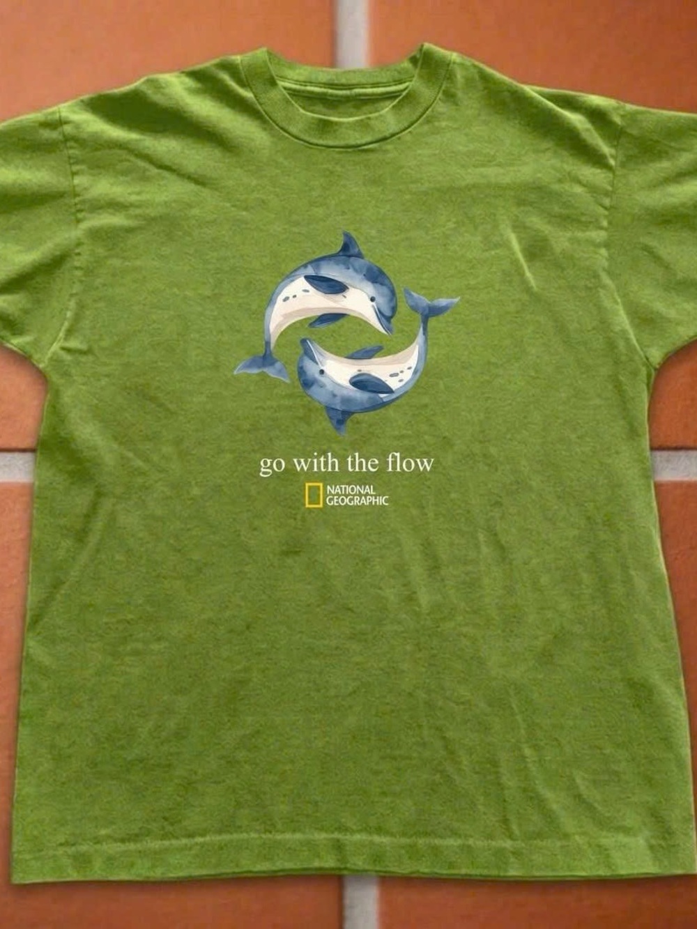 National Geographic Green Dolphin Graphic Tee